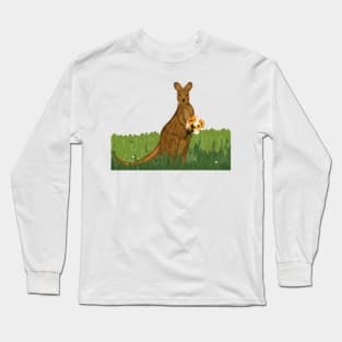 Hey Mate - Kangaroo Long Sleeve T-Shirt